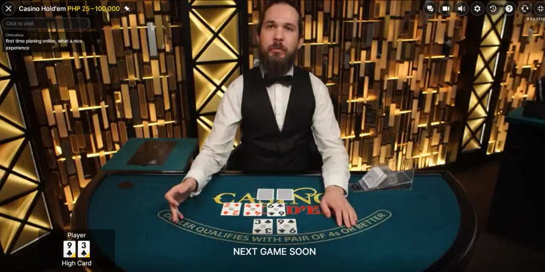 interface poker live ug777